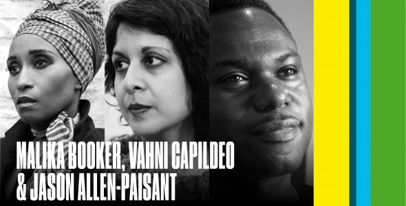 CANCELLED: Malika Booker, Vahni Capildeo & Jason Allen-Paisant